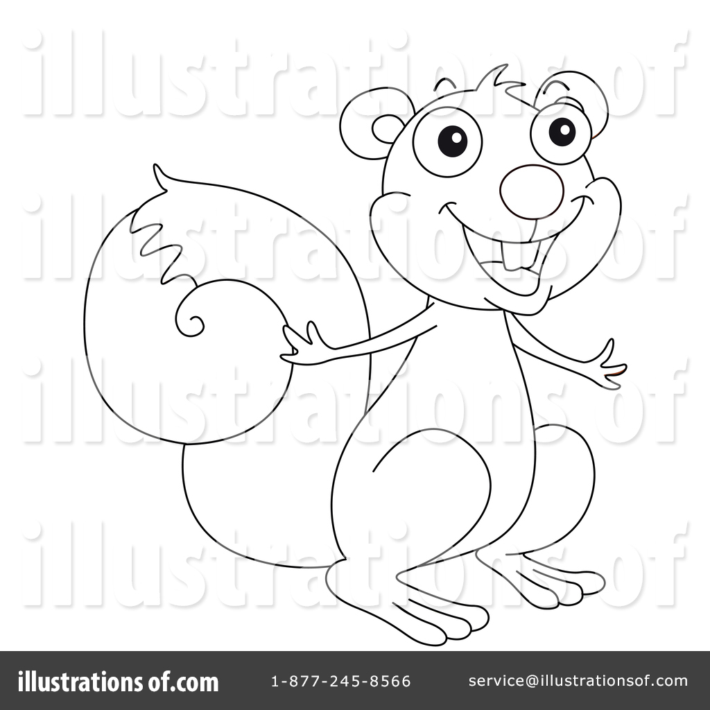 Squirrel Clipart #1471301 - Illustration by Graphics RF