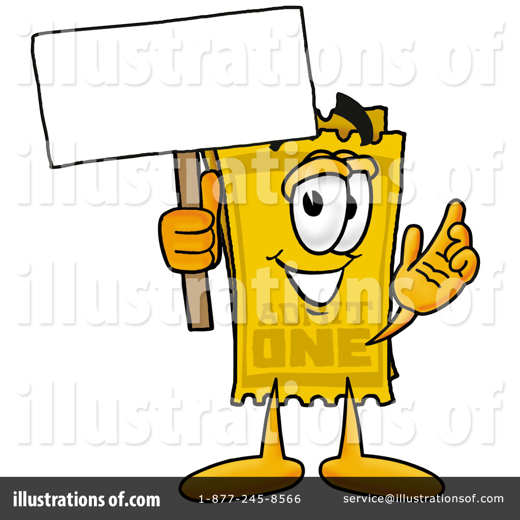 Ticket Clipart #10552 - Illustration by Toons4Biz