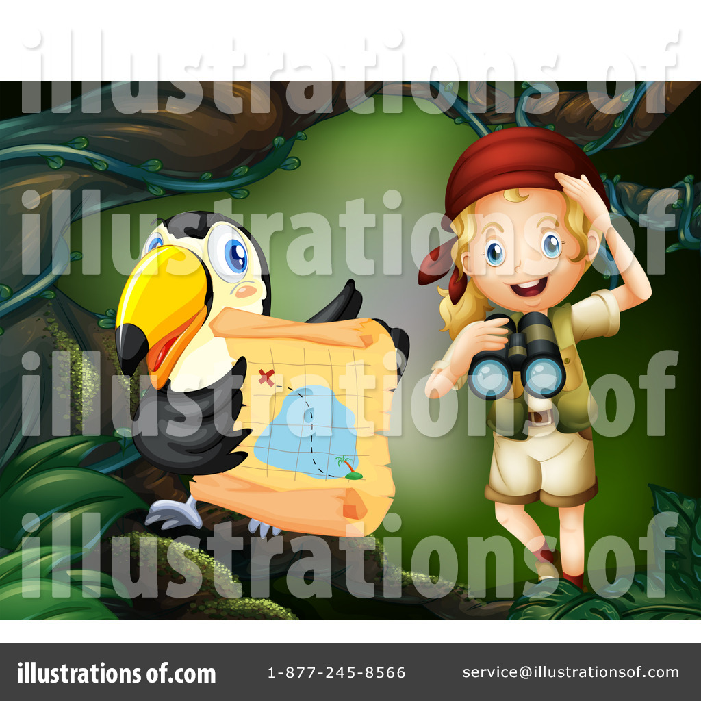 Treasure Map Clipart #1177881 - Illustration by Graphics RF