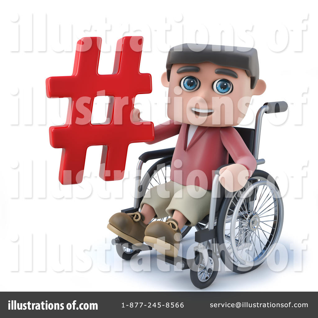 Wheelchair Clipart #1662228 - Illustration by Steve Young