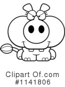 Rhino Clipart #1141806 by Cory Thoman