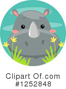 Rhino Clipart #1252848 by BNP Design Studio
