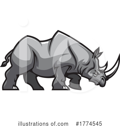 Rhino Clipart #1774545 by Vector Tradition SM