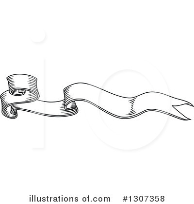 Royalty-Free (RF) Ribbon Banner Clipart Illustration by Vector Tradition SM - Stock Sample #1307358