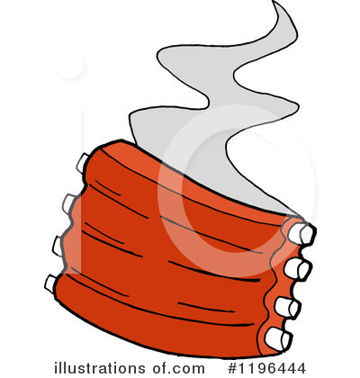Ribs Clipart #1196444 by LaffToon