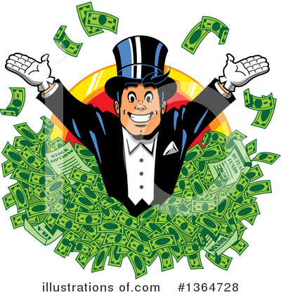 Money Clipart #1364728 by Clip Art Mascots