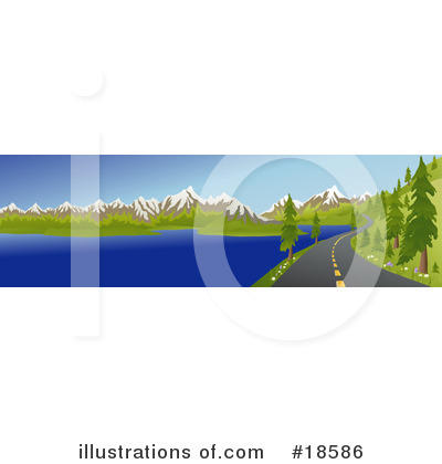 Mountains Clipart #18586 by Rasmussen Images