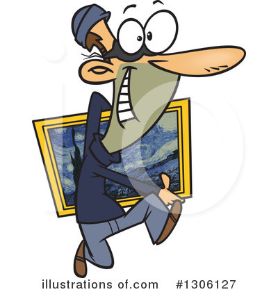 Royalty-Free (RF) Robber Clipart Illustration by toonaday - Stock Sample #1306127