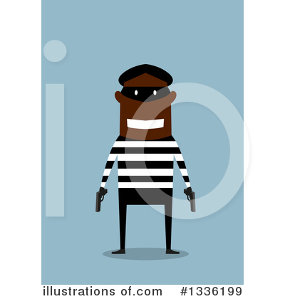 Robber Clipart #1336199 by Vector Tradition SM