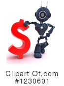 Robot Clipart #1230601 by KJ Pargeter