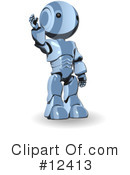 Robot Clipart #12413 by Leo Blanchette