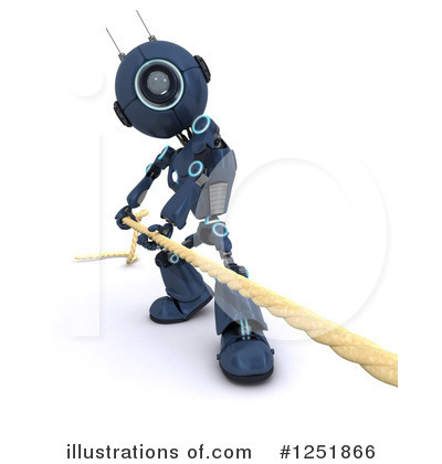 Royalty-Free (RF) Robot Clipart Illustration by KJ Pargeter - Stock Sample #1251866