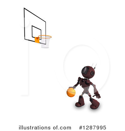 Basketball Clipart #1287995 by KJ Pargeter