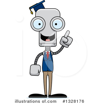 Royalty-Free (RF) Robot Clipart Illustration by Cory Thoman - Stock Sample #1328176