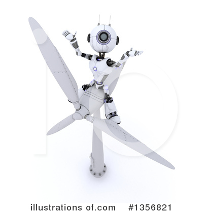 Royalty-Free (RF) Robot Clipart Illustration by KJ Pargeter - Stock Sample #1356821