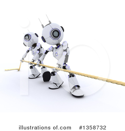 Royalty-Free (RF) Robot Clipart Illustration by KJ Pargeter - Stock Sample #1358732