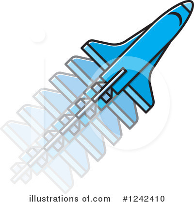 Rocket Clipart #1242410 by Lal Perera