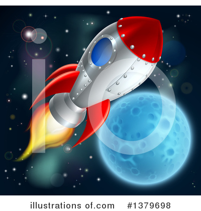 Royalty-Free (RF) Rocket Clipart Illustration by AtStockIllustration - Stock Sample #1379698