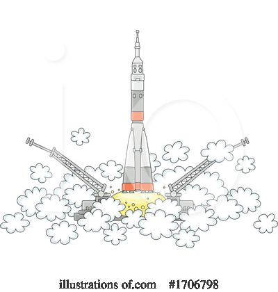 Rocket Clipart #1706798 by Alex Bannykh