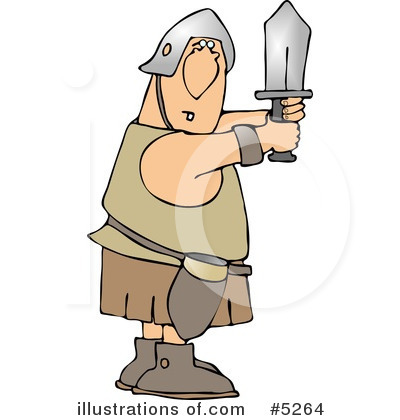 Royalty-Free (RF) Roman Army Clipart Illustration by djart - Stock Sample #5264