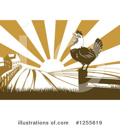 Farmland Clipart #1255619 by AtStockIllustration