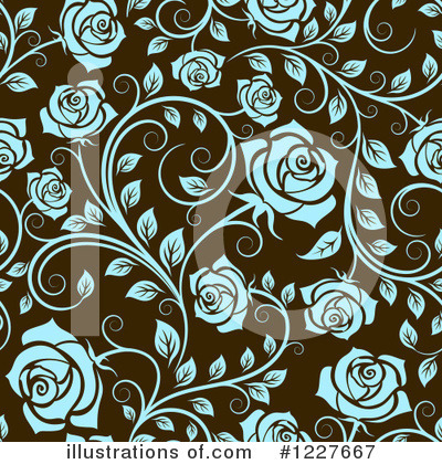 Royalty-Free (RF) Rose Clipart Illustration by Vector Tradition SM - Stock Sample #1227667