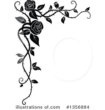 Royalty-Free (RF) Rose Clipart Illustration by Vector Tradition SM - Stock Sample #1356884