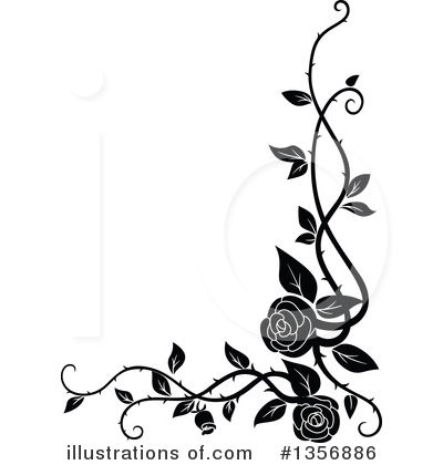 Royalty-Free (RF) Rose Clipart Illustration by Vector Tradition SM - Stock Sample #1356886