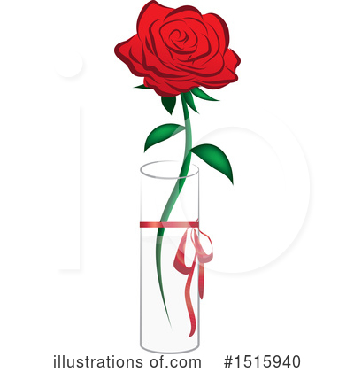 Royalty-Free (RF) Rose Clipart Illustration by Vitmary Rodriguez - Stock Sample #1515940