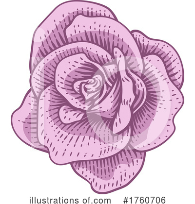 Royalty-Free (RF) Rose Clipart Illustration by AtStockIllustration - Stock Sample #1760706