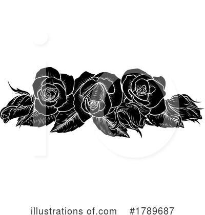 Roses Clipart #1789687 by AtStockIllustration
