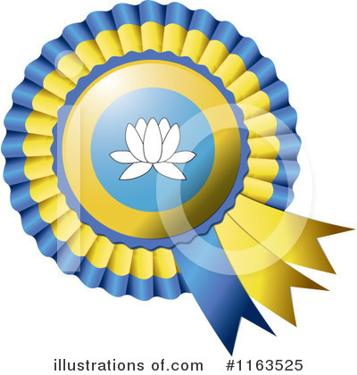 Royalty-Free (RF) Rosette Clipart Illustration by MilsiArt - Stock Sample #1163525