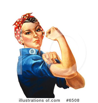 Rosie The Riveter Clipart #6508 by JVPD