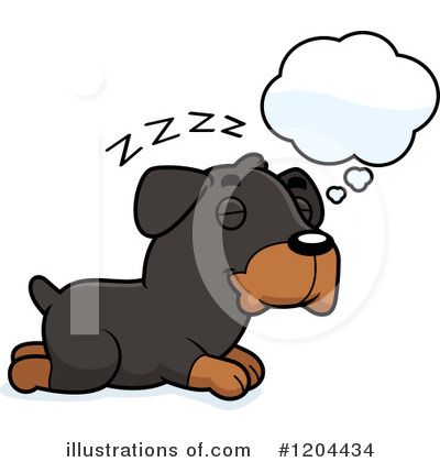 Royalty-Free (RF) Rottweiler Clipart Illustration by Cory Thoman - Stock Sample #1204434
