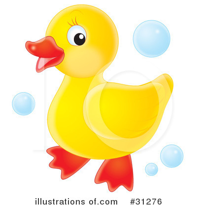 Royalty-Free (RF) Rubber Ducky Clipart Illustration by Alex Bannykh - Stock Sample #31276