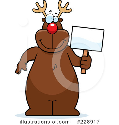 Royalty-Free (RF) Rudolph Clipart Illustration by Cory Thoman - Stock Sample #228917