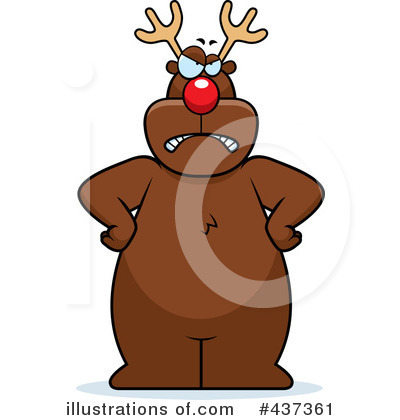 Royalty-Free (RF) Rudolph Clipart Illustration by Cory Thoman - Stock Sample #437361
