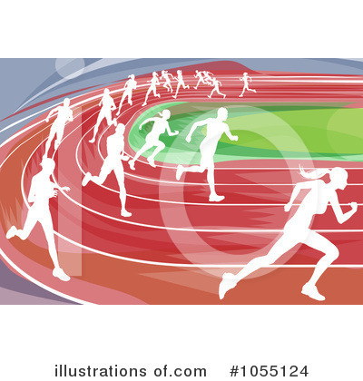 Royalty-Free (RF) Runners Clipart Illustration by AtStockIllustration - Stock Sample #1055124