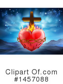 Sacred Heart Clipart #1457088 by AtStockIllustration