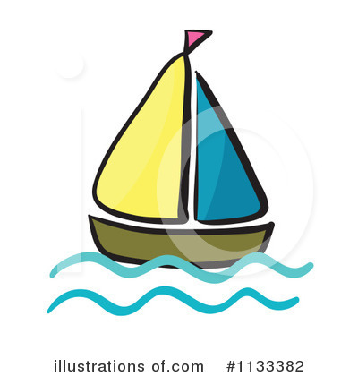 Sailboat Clipart #1120483 - Illustration by Graphics RF