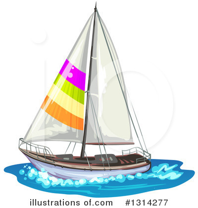 Sailboats Clipart #1314277 by merlinul