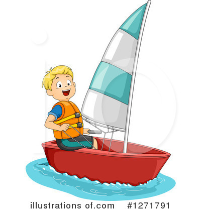 Sailboat Clipart #1271791 by BNP Design Studio