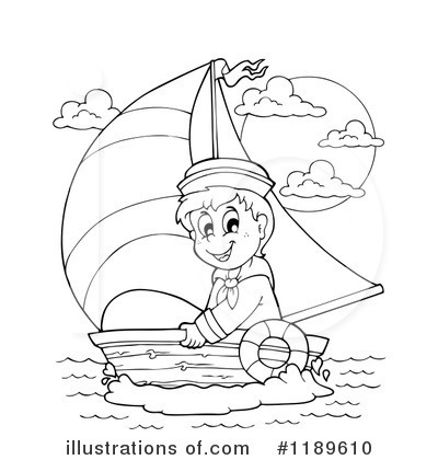 Royalty-Free (RF) Sailor Clipart Illustration by visekart - Stock Sample #1189610