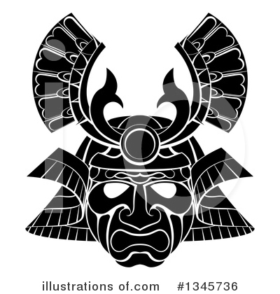 Samurai Clipart #1345736 by AtStockIllustration