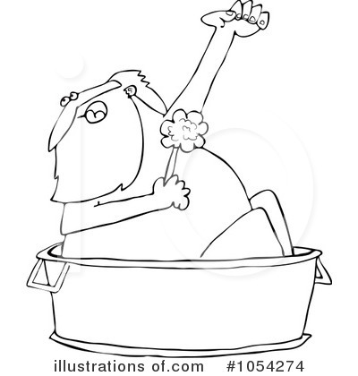 Bathing Clipart #1054274 by djart