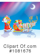 Santa Clipart #1081676 by Alex Bannykh