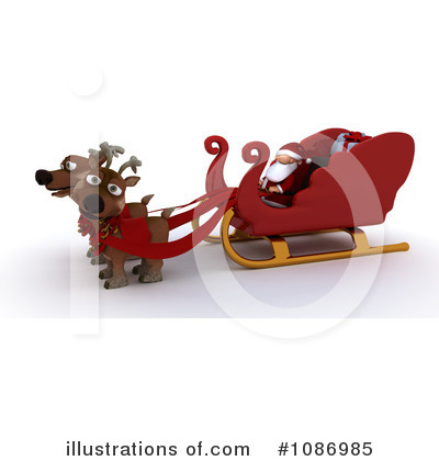 Reindeer Clipart #1086985 by KJ Pargeter
