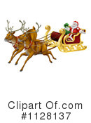 Santa Clipart #1128137 by AtStockIllustration
