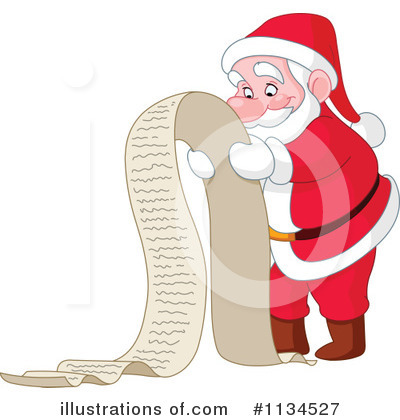 Royalty-Free (RF) Santa Clipart Illustration by yayayoyo - Stock Sample #1134527