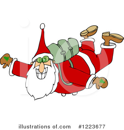 Royalty-Free (RF) Santa Clipart Illustration by djart - Stock Sample #1223677